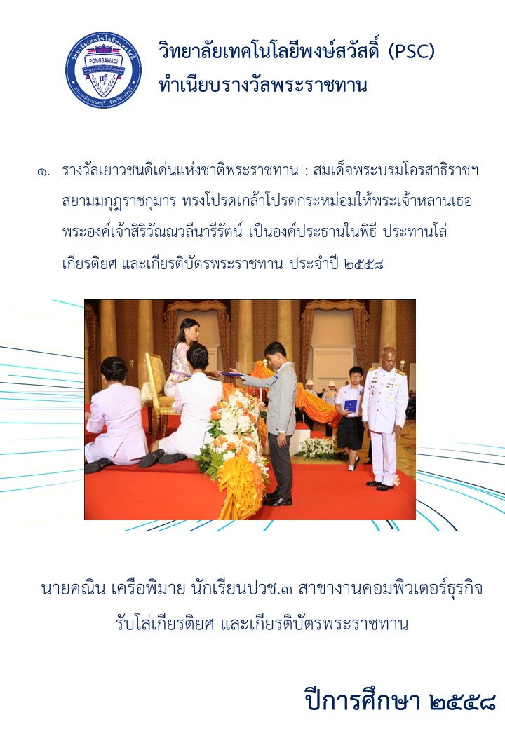 ทำเนียบรางวัลพระราชทาน (6)